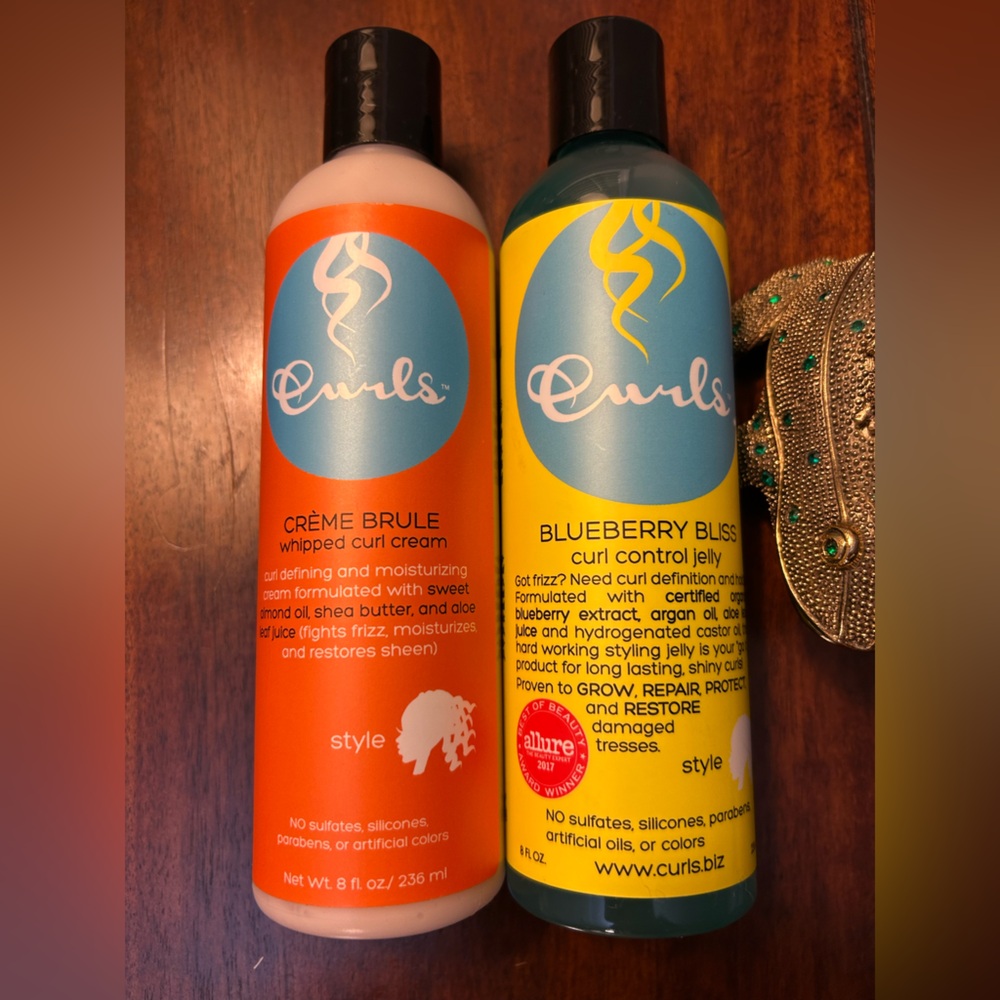 NWT🌷Curls “Creme Brule” & “Blueberry Bliss”